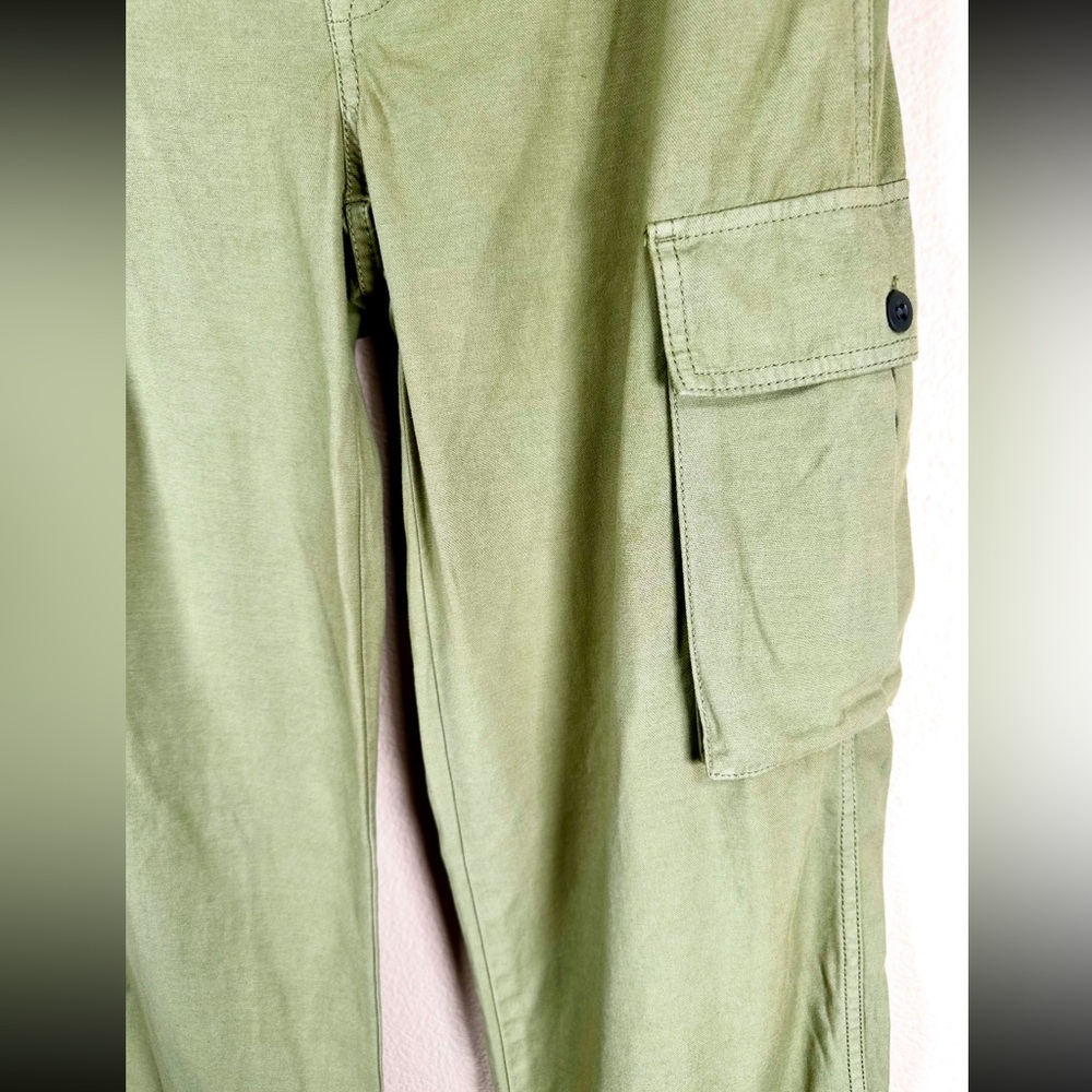 NWT Madewell Garment-Dyed Low-Slung Straight Cargo Pants in Classic Olive - Picture 12 of 14